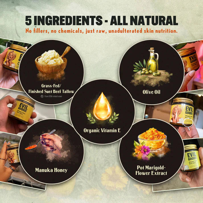 SEBO DE RES EVIL GOODS CON MIEL DE MANUKA Y SIN PARABENOS