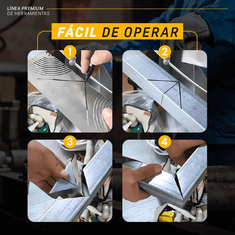 Guía de Marcado de Ángulos para Metales