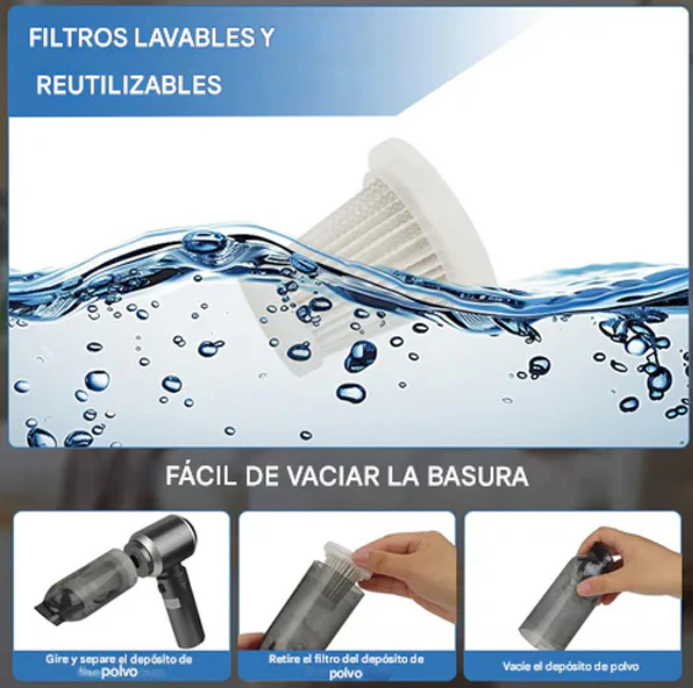 Mini Aspiradora 3 en 1 PowerVac PRO