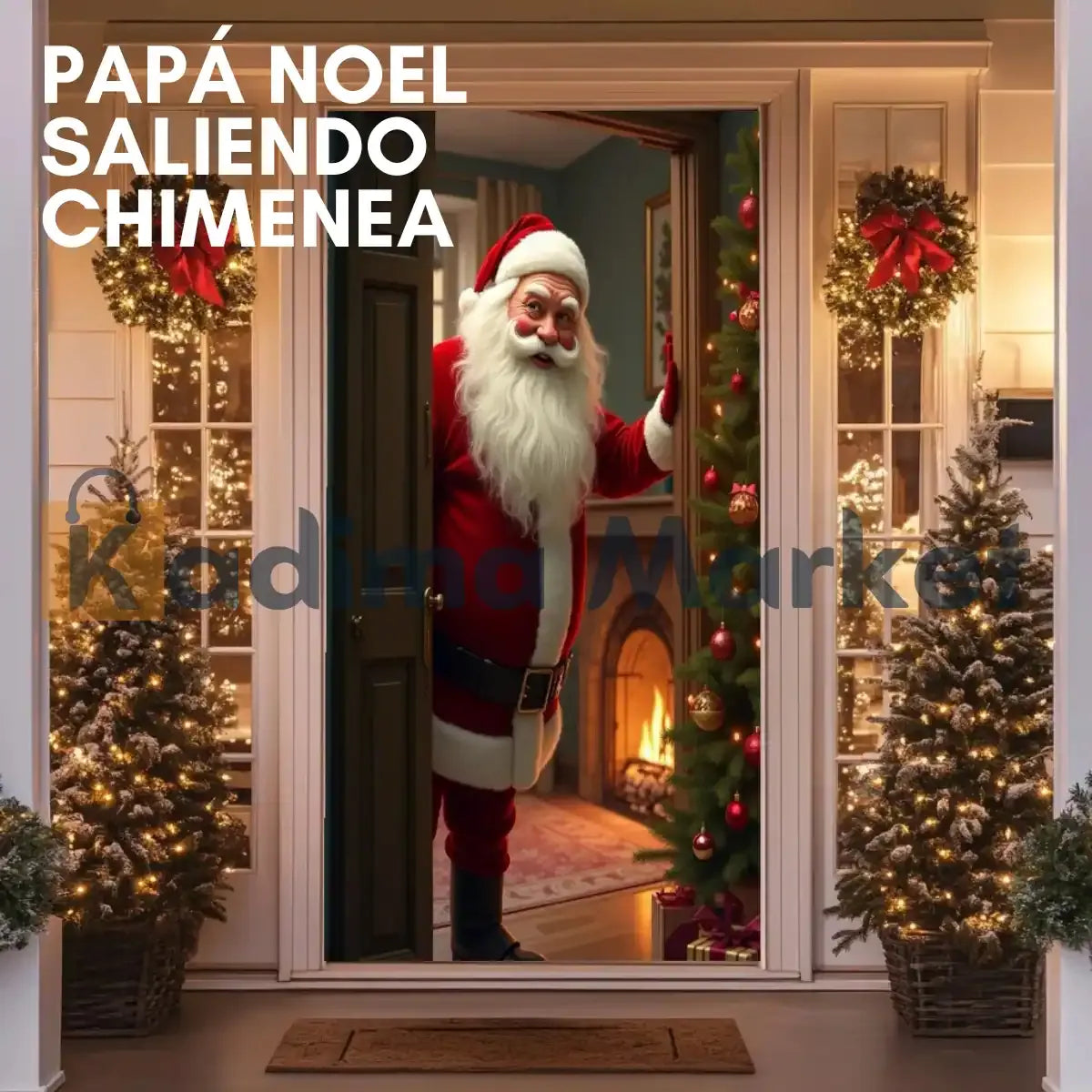 PREVENTA FUNDAS NAVIDEÑAS DE PUERTAS