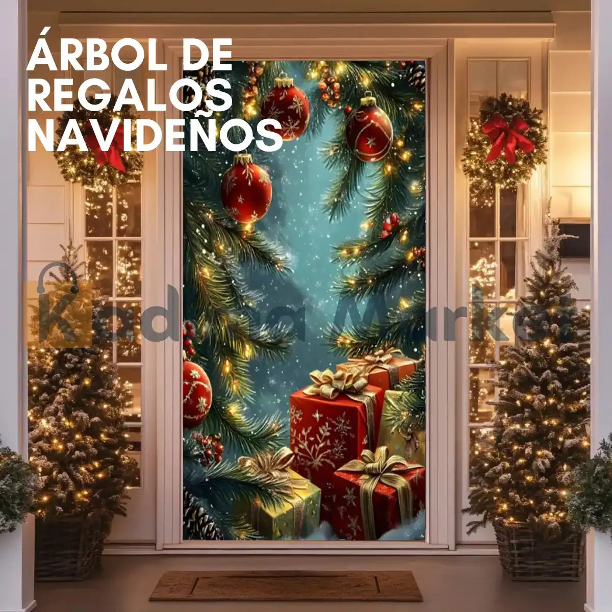 PREVENTA FUNDAS NAVIDEÑAS DE PUERTAS
