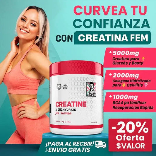 Creatina monohidratada For women + Colageno ORIGINAL