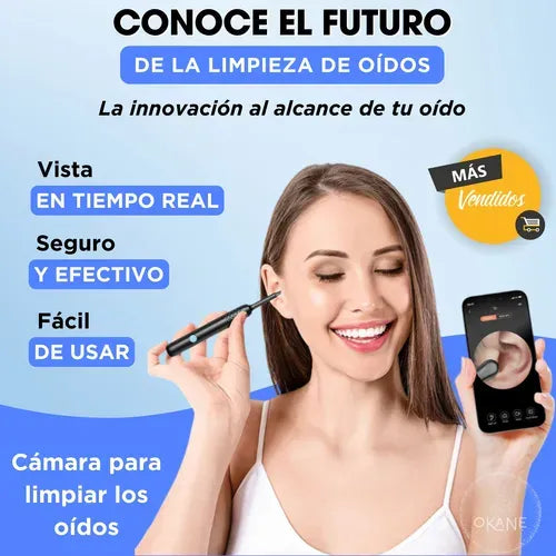 CeruClear® (Limpiador de Oídos Con Cámara Endoscopio)