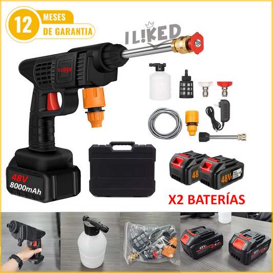Hidrolavadora Inalámbrica 48V - 2 Baterías +